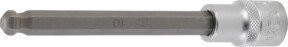 BGS Bit-Einsatz 4258-10 in Silber mit 10 mm Innensechskant und Kugelkopf, Länge: 140 mm, Antrieb: 12,5 mm (1/2") Innenvierkant - Bild 1