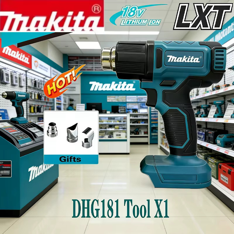 Makita 18V LXT Akku-Heißluftpistole ZHG181Z in Petrol mit 150-550 °C Temperaturbereich - Bild 4