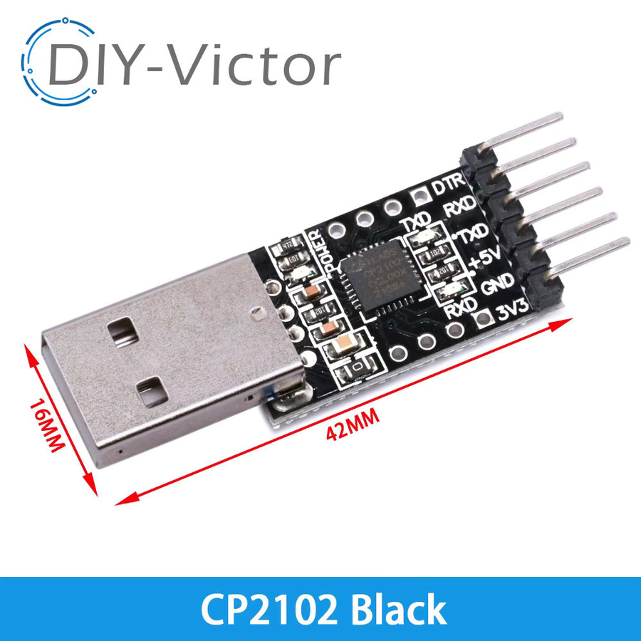 Cp2102 USB 2.0 zu UART TTL 5-Pin Serieller Konverter Modul in Blau - Bild 2