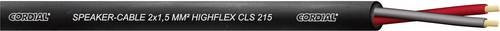 Cordial CLS 215 Black 100 Lautsprecherkabel 2 x 1.5mm² Schwarz Meterware - Bild 1