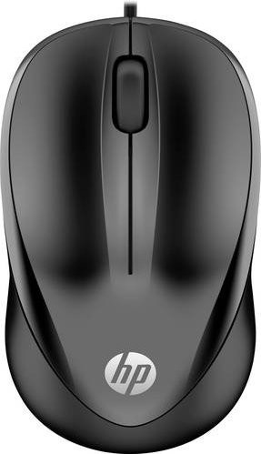 HP 1000 Optische USB Maus in Schwarz mit 1200 dpi und 3 Tasten - Bild 1