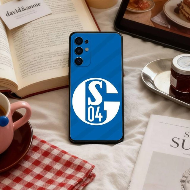 Handyhülle mit S-Schalke 04 P-Muster für Samsung Galaxy S21 Ultra, S21 Plus, S21 FE, S21 Lite, S21, S20, S10, S9, S4, S5, Samsung Galaxy S25, S24, S23, S22, S20, S10, S9 in Schwarz und Blau - Bild 1