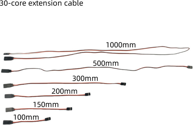 KePaQi RC Servo Verlängerung Kabel, 10-teiliges Set, Bunt / Mehrfarbig - Bild 1