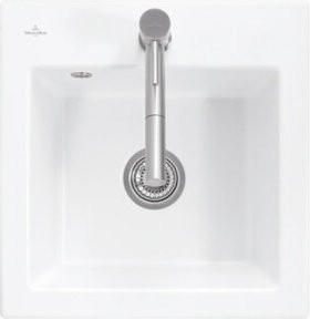 Villeroy & Boch Spülbecken Subway 50 S in Weiß mit CeramicPlus Beschichtung - Bild 1