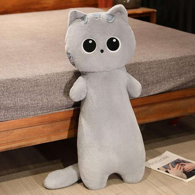 Yiran toy Schwarze Katze Plüschtier, 65cm - Bild 1
