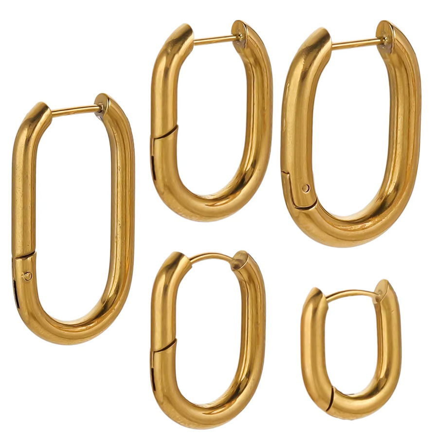 Elomia Hoop Ohrringe, Gold, Damen - Bild 3