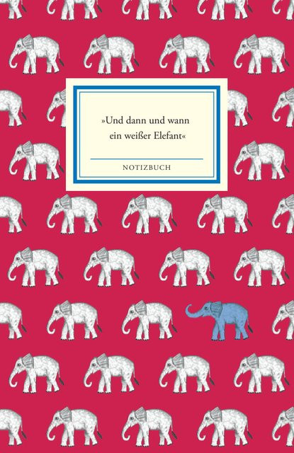 Notizbuch Insel-Bücherei Und dann und wann ein weißer Elefant Hardcover - Bild 1