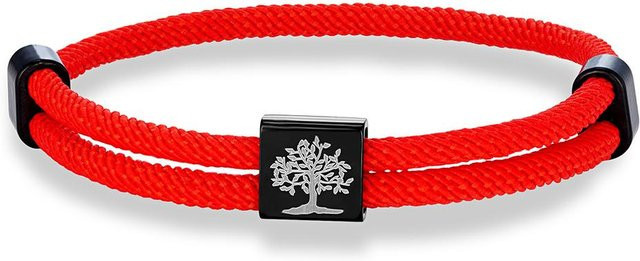 Armband, marineblaues geflochtenes Seil, Edelstahl, Unisex - Bild 1