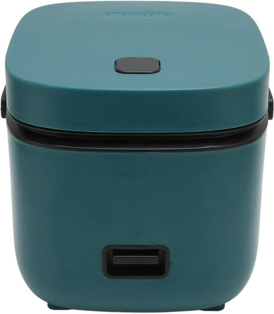 Multifunktionaler elektrischer Mini Reiskocher von aimo in Petrol mit 1,2 l Fassungsvermögen und 200 W Leistung