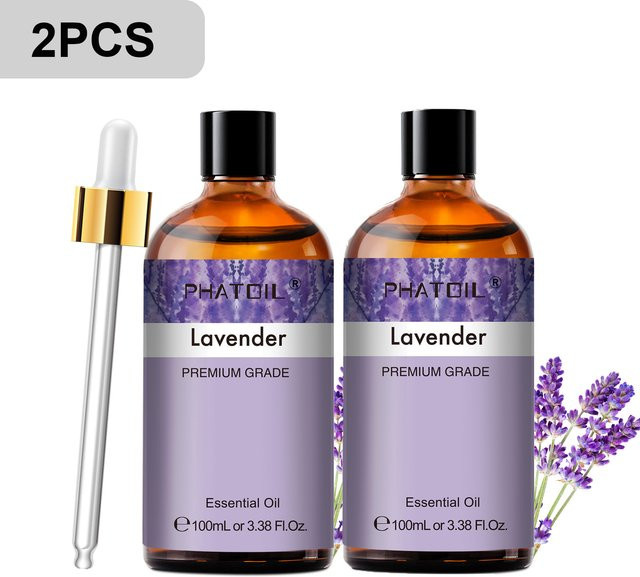 PHATOIL Ätherisches Lavendel-Aromatherapieöl, 100 ml - Bild 1