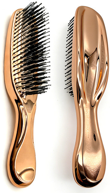 Japanischer Massage Kamm, Kopfhautbürste, Matte Gold, Unisex - Bild 1