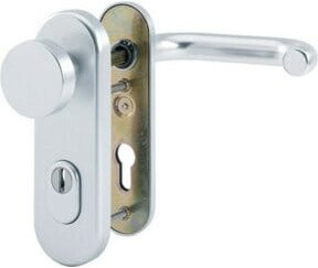 Hoppe FS-Schutzgrät Paris Aluminium Silber für TS 42-47mm PZ DIN L/R - Bild 1