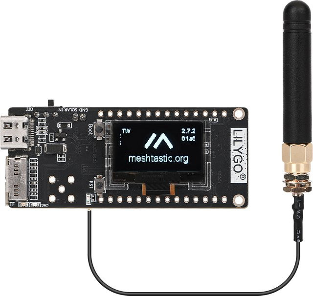 LILYGO T3S3 V1.3 ESP32-S3 LoRa Meshtastic Dev Board mit SX1262 Modul, WiFi, Bluetooth und GPS in Schwarz - Bild 1