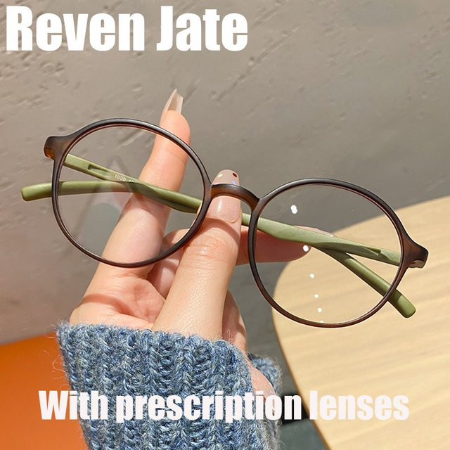 Reven Jate 1020 W Korrektionsbrille, rund, Vollrand, Ultem, braun - Bild 1