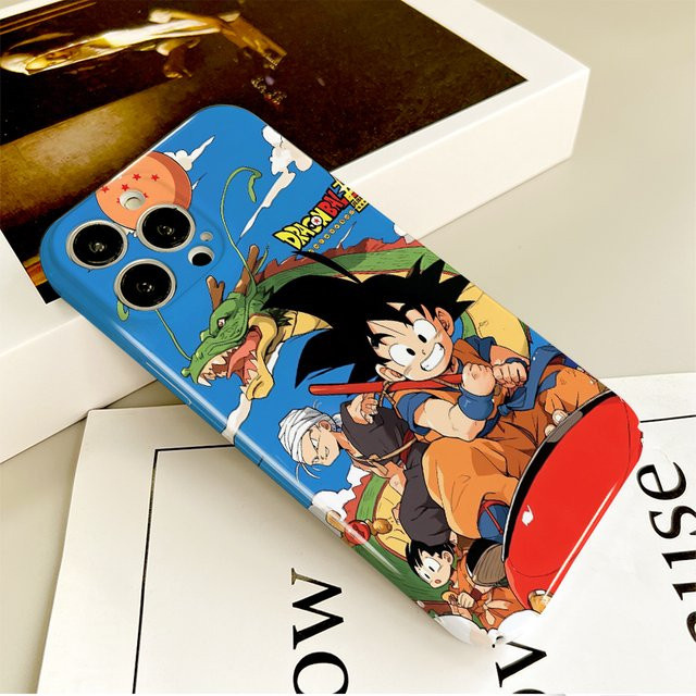 Dragon Ball Handyhülle mit lebendigen HD-Bildern für Samsung Galaxy S26 S25 S24 S23 S22 S21 S20 FE Note 20 Ultra Plus, Glänzende Hartschale, Mehrfarbig - Bild 1