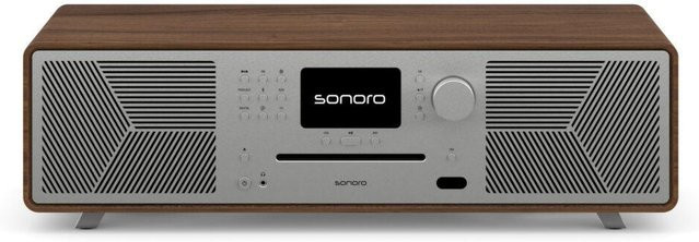 Sonoro Meisterstück Gen.2 All-In-One Audiosystem in Walnuss und Silber - Bild 1
