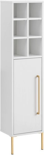 Schildmeyer Highboard Sarah Badschrank in Weiss mit Soft-Close-Türen, Breite: 30,4 cm, Höhe: 130,6 cm, Tiefe: 21,8 cm - Bild 1