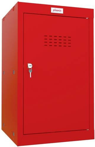 Phoenix CL0644RRK Würfel Schließfach Mittel Rot mit Schlüssel-Schloss, wandmontierbar, B: 40 cm, H: 66,5 cm, T: 40 cm - Bild 1