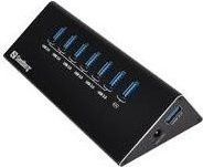 Sandberg USB 3.0 Hub mit 7 SuperSpeed USB 3.0 Ports in Schwarz - Bild 1