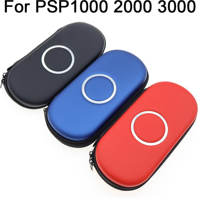 TingDong EVA Hartschalen-Tragetasche für PSP 1000 2000 3000 Spielkonsole in Rot - Bild 1