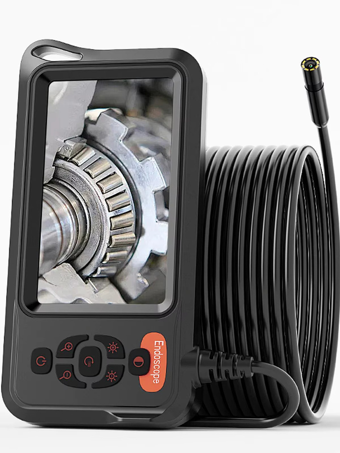 ZYPUSON Industrie-Endoskop Kamera mit 4,3-Zoll-IPS-Bildschirm, 8 mm Durchmesser, IP67 wasserdicht, 8 LEDs, Schwarz - Bild 7
