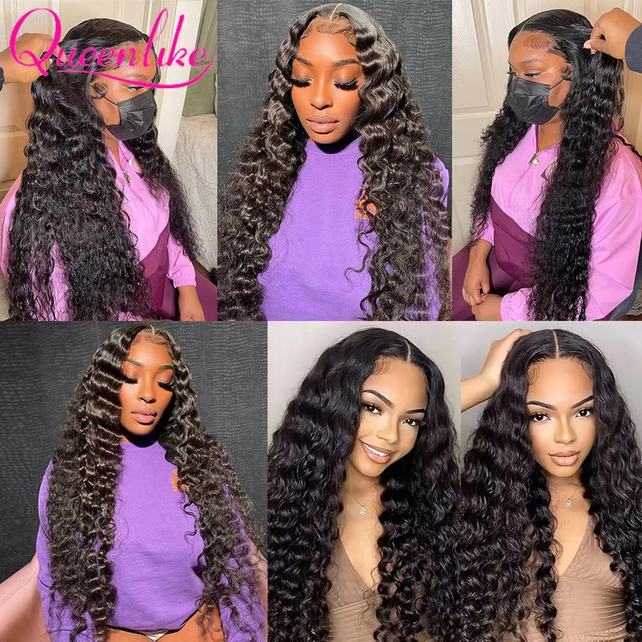 Queenlike Deep Wave Echthaar-Bündel, 100 % Echthaar, Damen - Bild 6