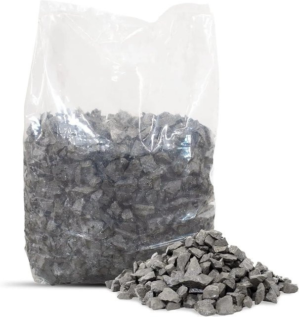 Galamio Basalt-Splitt in Anthrazit und Grau, 20 kg - Bild 1