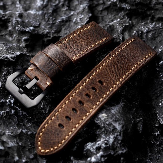Raystray Armband Leder, braun, Vintage, Herren - Bild 1