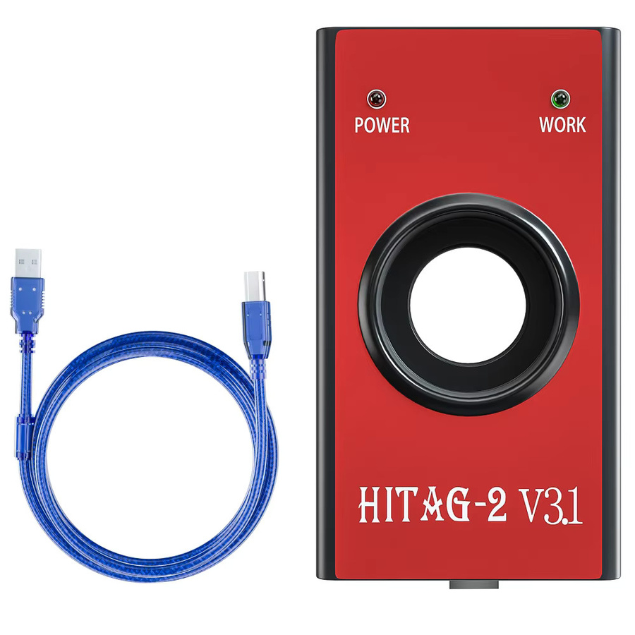 YIQIXIN Hitag 2 V3.1 Autoschlüsselprogrammierer Universal Transponder OBD2 Autodiagnosetool mit Remote Read PIN VIN Key Maker in Rot - Bild 3