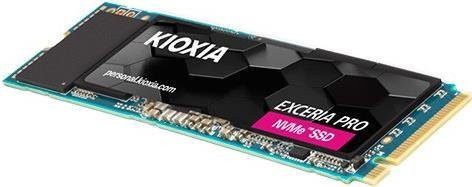 Kioxia Exceria Pro LSE10Z001TG8 NVMe SSD, 1TB, M.2 2280, PCIe 4,0 x4, Schwarz - Bild 1