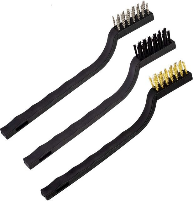 Sunshine SS-046 Antistatik-Bürsten Set 3-in-1 in Schwarz für Reparatur-Werkzeuge - Bild 1