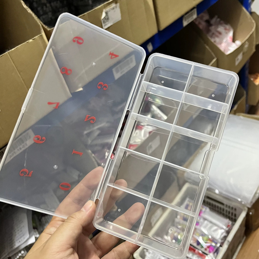 HotPress Nagelzubehör Behälter, transparent, Kunststoff - Bild 2
