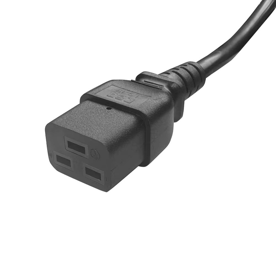 HDmatters IEC C19 zu C20 Stromkabel Hochleistungs-Verlängerungskabel in Schwarz - Bild 5