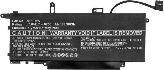 CoreParts Laptop Akku für Dell MBXDE-BA0227 in Schwarz - Bild 1