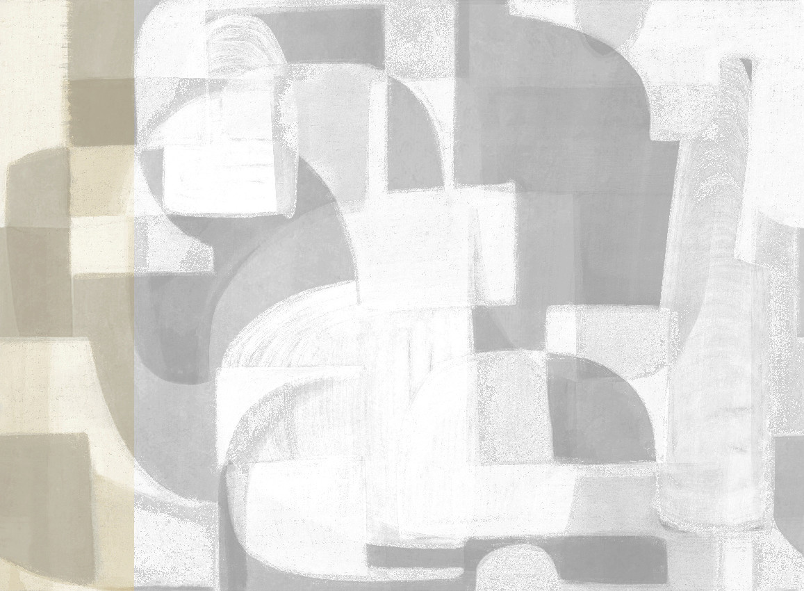 Jannelli & Volpi Mural Pacha Tapete Beige Abstract Modern Vinyl Textil - Bild 1