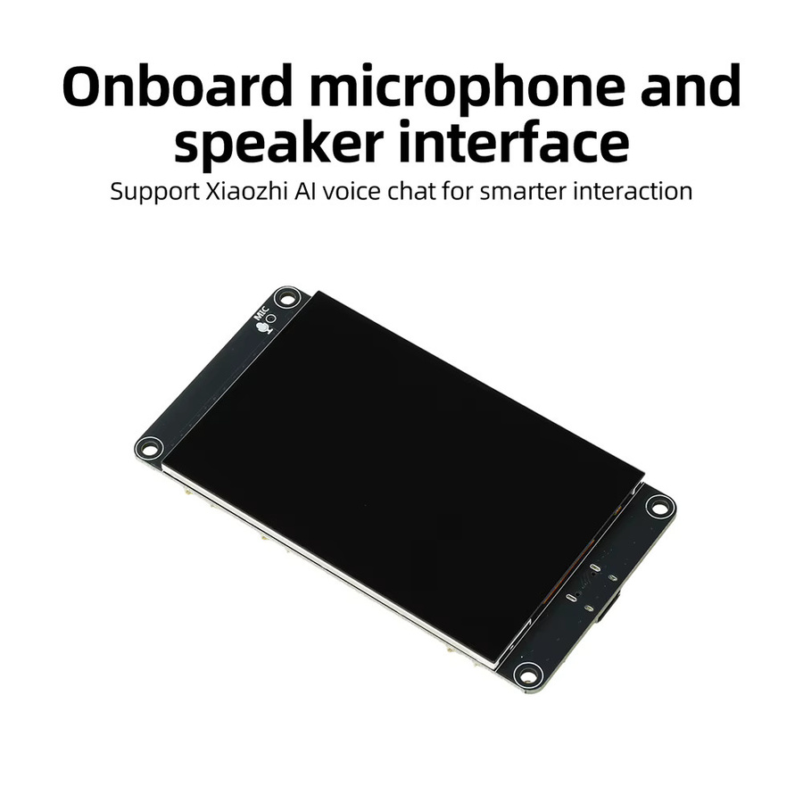 Gaqqee ESP32-S3 Entwicklungsboard mit 3,5 Zoll Smart Display, WLAN und Bluetooth, Touchscreen inklusive Mikrofon und Lautsprecher für KI-Sprachunterstützung, Schwarz - Bild 5