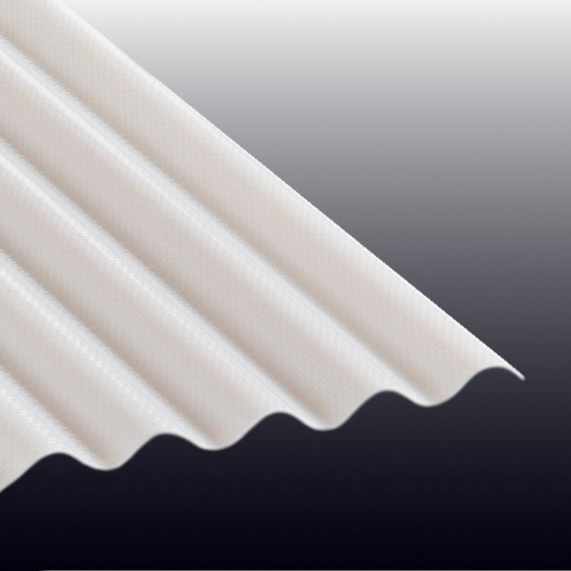 Tejemacro Polycarbonat Wellplatte Lichtplatte in Opal-Weiß, Dicke: 2,8 mm, Breite: 104,5 cm - Bild 1