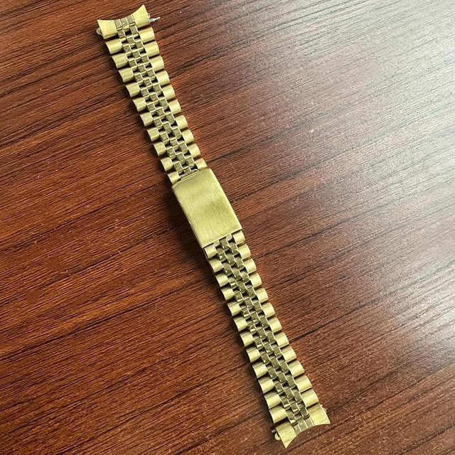 Rolex Armband, Edelstahl, Gold, Jubilee, Unisex - Bild 1