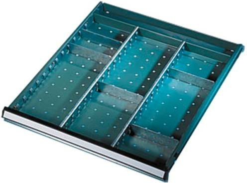 Manuflex Fachteiler ZB3034 aus verzinktem Stahl in Blau - Bild 1