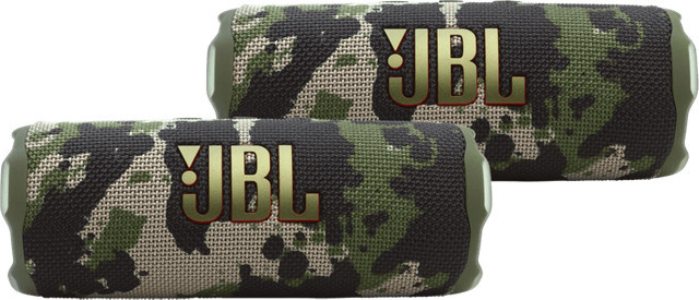 JBL Flip 7 Squad Doppelpack Bluetooth Lautsprecher in Multicolour mit IP68 Schutz - Bild 1