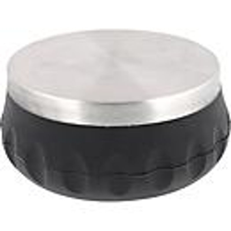 Wagner Bodentürstopper BIG DISK STEEL EH 5210 aus Zinkdruckguss in Schwarz/Silber, Durchmesser: 9,5 cm, Höhe: 4,3 cm - Bild 3