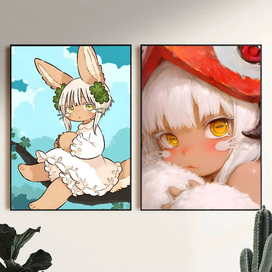 Made in Abyss Nanachi Manga Poster Vintage Wandkunst Dekoration in Mehrfarbig - Bild 3