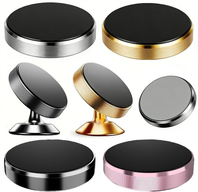 Congdi Magnetische Handyhalterung in Gold für das Auto oder die Wand zur universellen Befestigung von Smartphones wie iPhone, Xiaomi oder Huawei - Bild 1