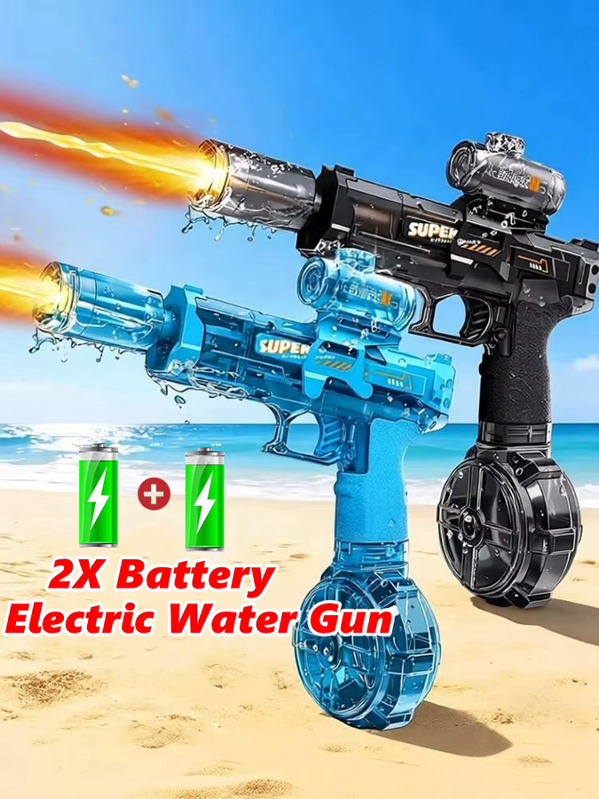 OiKe Elektrische Wasserpistolen, mit LED-Licht - Bild 5
