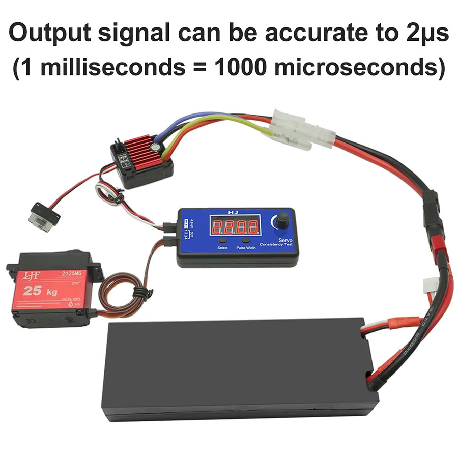 HJ RC Servo Tester, Digitales Lenkservo, Multifunktion - Bild 4