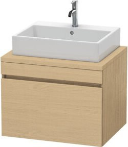Duravit Waschtischunterschrank DuraStyle in Beige mit 1 Auszug, Breite: 70 cm, Tiefe: 54,8 cm, Höhe: 51,2 cm - Bild 1