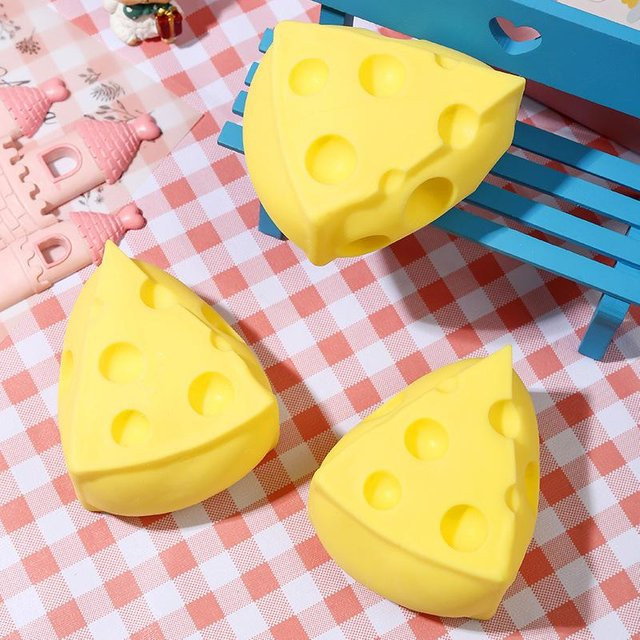Mini-Käse-Quetschspielzeug Käse-Squishy Fidget Toys - Bild 1
