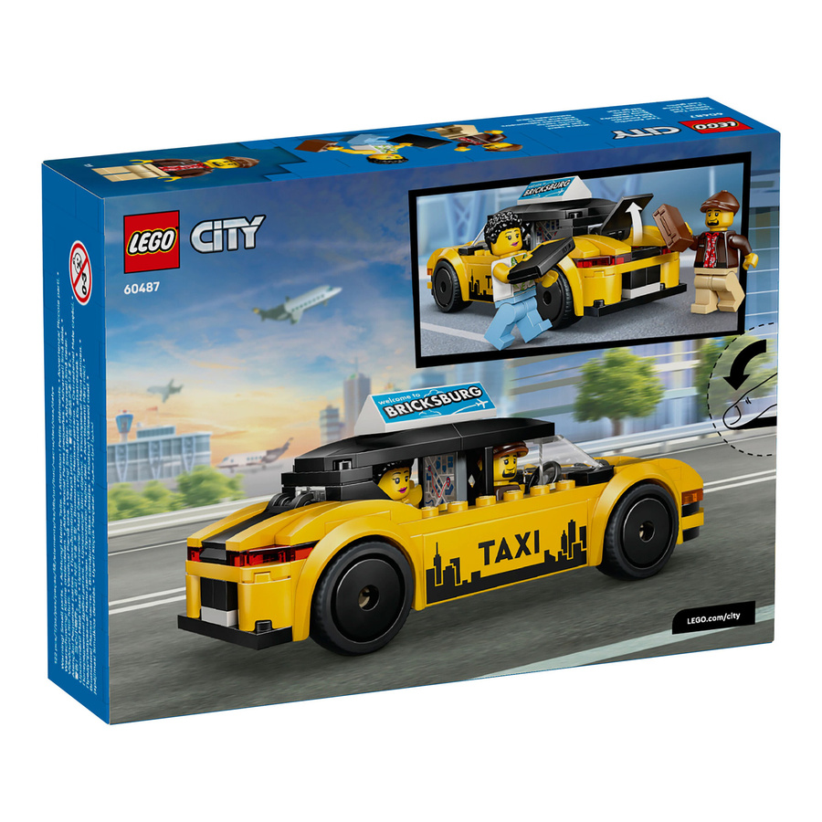 Lego City Gelbes Taxi Bauset - Bild 5