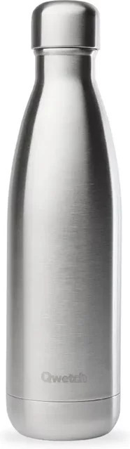 Isotherme Flasche Qwetch Originals in Silver - Bild 1