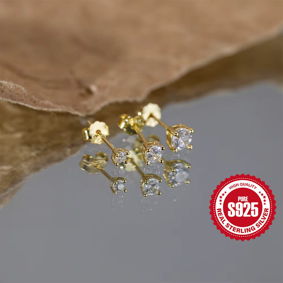 Aide Ohrring, 925 Silber, Zirkonia, Damen - Bild 3